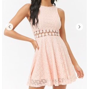 Lace Fit & Flare Dress